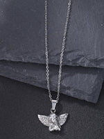 Temperament Personalized Minority Angel Wings Pendant Necklace