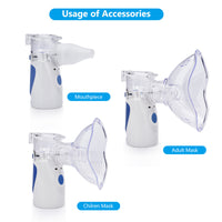 Handheld Ultrasonic Micro-grid Atomizer Portable Compression Nebulizer