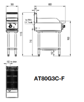 300 MM RADIANT CHAR GRILLS LPG AT80G3C-F-LPG