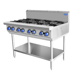 8 BURNER COOK TOP NG AT80G8B-F-NG