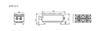 2 BURNER COOK TOPS W310 X D700 X H333 | COOKRITE 2 ATHP-12-2-LPG