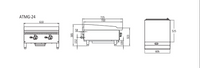 610MM GRIDDLE W610 X D725 X H385 | COOKRITE 1 ATMG-24-LPG