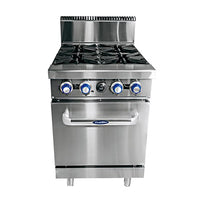 4 BURNER WITH OVEN W610 X D790 X H1165 | COOKRITE 1 ATO-4B-F-LPG