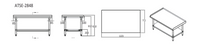 STAINLESS STEEL STAND W1250X D740 X H180 | COOKRITE ATSE-2848