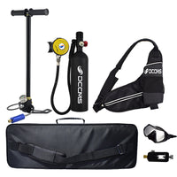DCCMS Diving Oxygen Tank Oxygen Cylinder Water Portable Diving Respirator Scuba Diving Spare Life-saving Cylinder