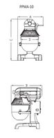 HEAVY DUTY PLANETARY MIXER 10L | PREPPAL PPMA-10