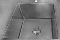 SINK BENCH WITH SPLASHBACK W1200 X D600 X H900 1 SS1612L