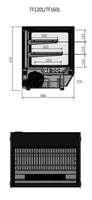 COUNTERTOP SQUARE CAKE SHOWCASE 900 MM FRIDGE TF160L